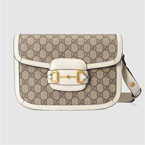 gucci horsebit bag white|gucci horsebit bag vintage.